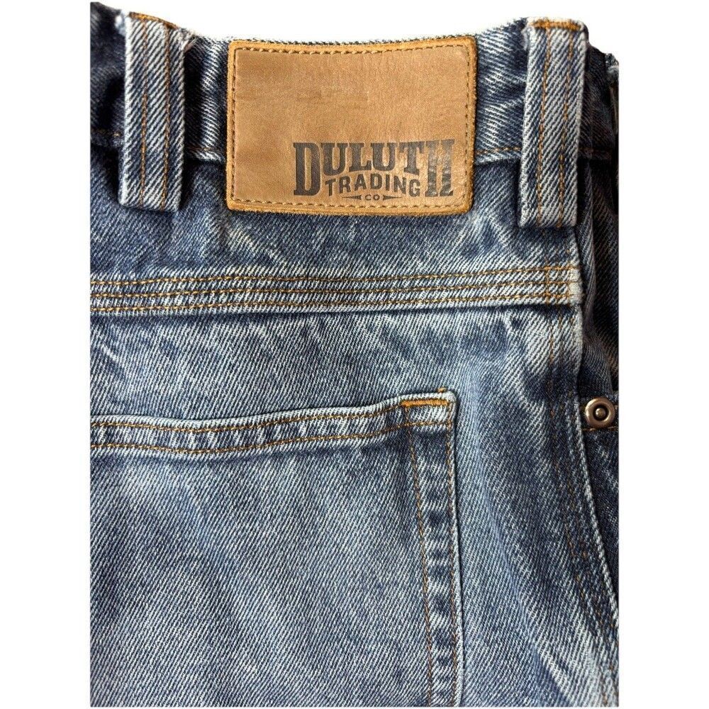 Duluth Trading Company Jeans Mens Size 38x30 Medium Wash C183237-18 DKI - Picture 4 of 11